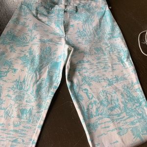 Work order gently‎ used crop wide leg pants. 150 retail